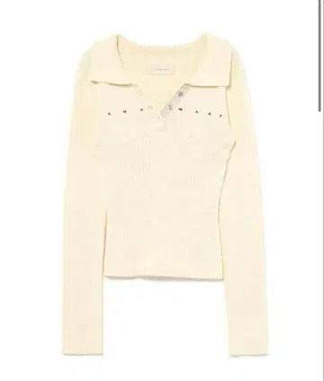 andmary Lindsay 로고 탑 아이보리