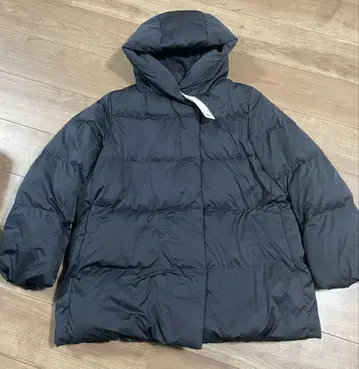 유니클로 파우더 필 다운 숏코트 XL