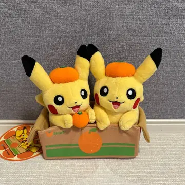 에히메 한정 피카츄 봉제 인형