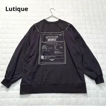 [ Lutiq ue 시마무라 ] 스웨트 셔츠 그래픽 프린트 M