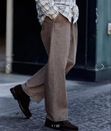 [최종 가격 인하] 시그니처 데님 와이드 턱 팬츠 청바지