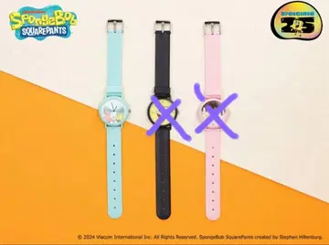 스펀지밥 카페 한정판 손목시계