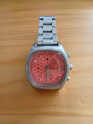 Paul Smith 핑크 쿼츠 손목시계