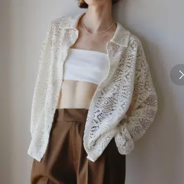 레이스 오버 셔츠 / Aunt Marie's