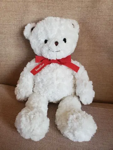 패밀리어 베어 familiar / 패밀리어 빨간색 리본 봉제 인형 레어