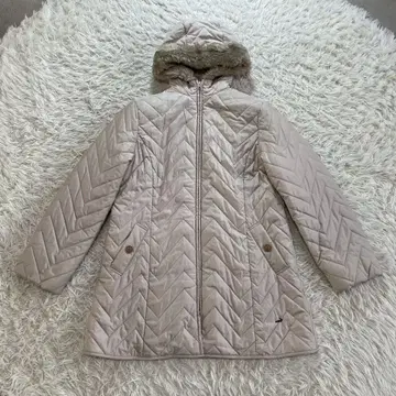 새상품급 crocodile 베이지 퀼팅 다운 자켓 XL