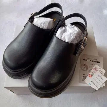 시마무라 푸우 콜라보 사보 샌들 L 사이즈 블랙