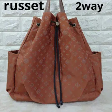 russet 러셋 나일론 백팩 토트백 올 패턴 복조리 2way
