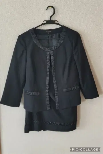 세레모니 스커트 수트 15호 네이비 포멀