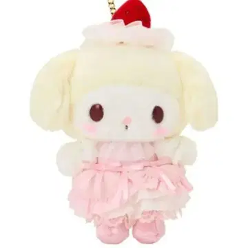 마이멜로디 봉제 인형 산리오 딸기 휘핑 마스코트 백참