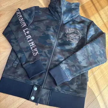 VANSON 카모플라쥬 저지 후드티