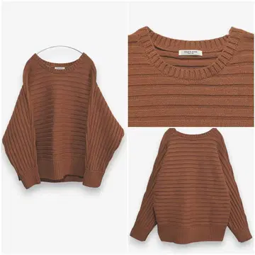 [ FREAK'S STORE ] 리브 돌먼 슬리브 풀오버 빅 니트