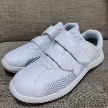 실내용 화이트 슈즈 간호사 신발 벨크로 23cm