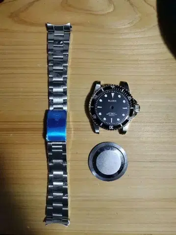 풀 커스텀 BILIGER 손목시계 포인티드 크라운 서브 에이징