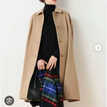 프레임워크 케이프 코트 카멜