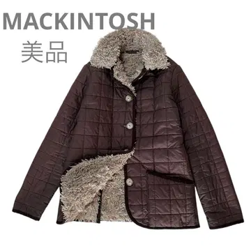 MACKINTOSH 보아 안감 퀼팅 자켓 32 여성용 새상품급 브라운
