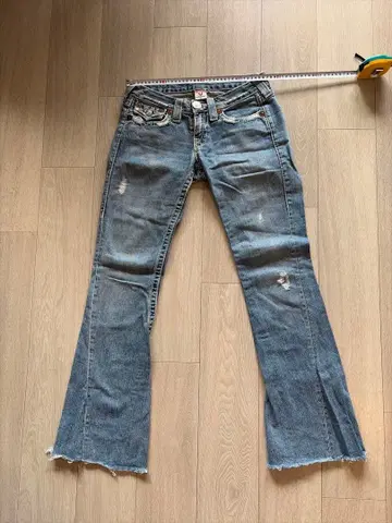 트루 릴레이션 스티치 데님 팬츠 27