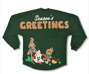 스피릿 저지 긴팔 T셔츠 DISNEY CHRISTMAS