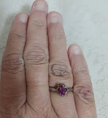 루비 컬러 vintage 반지