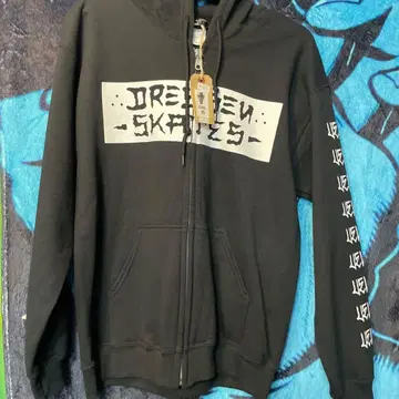 DRESEN SKATES 블랙 후드티 M