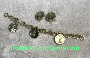 로베르타 디 카메리노 코인 참 팔찌 & 귀찌
