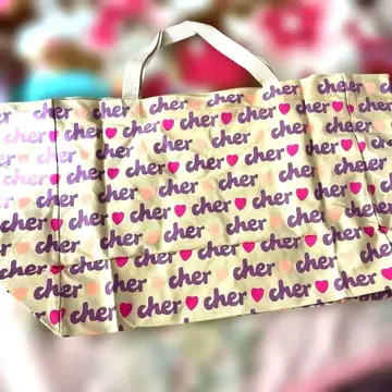 cher 토트백 핑크 보라색