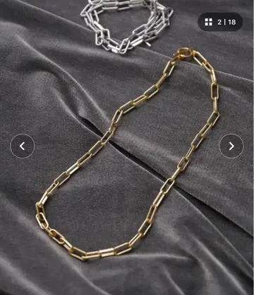 THE PAUSE 슬림 체인 목걸이 골드