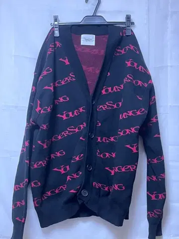 Younger Song 로고 프린트 가디건