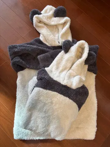 GU 팬더 디자인 플리스 룸웨어 M 사이즈 XL 사이즈