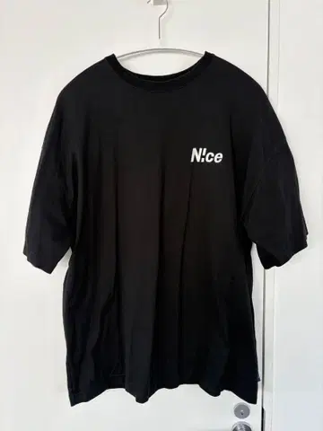 Nice 블랙 오버 사이즈 T셔츠 XL ttt