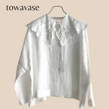 TOWAVASE Bonvoyage 블라우스 화이트