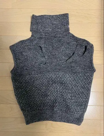 miosmokey 그레이 터틀 니트 베스트