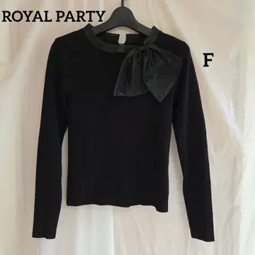 클리닝 완료 [ ROYAL PARTY ] F 블랙 시어 리본