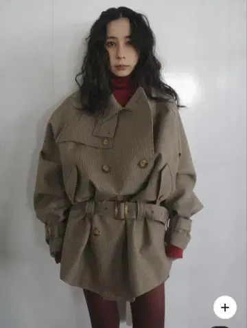 DADDY MIDI TRENCH COAT ameri vintage