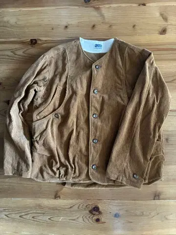 ALL INONE 코듀로이 자켓 브라운