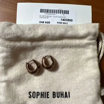 SOPHIE BUHAI hoopearrings ROSE GOLD