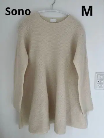 Sono 소노 플레어 니트 니트 풀오버 M