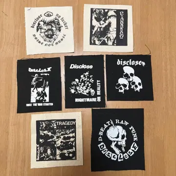 DISCLOSE 천 패치 / 하드코어 / 크러스트 / 펑크