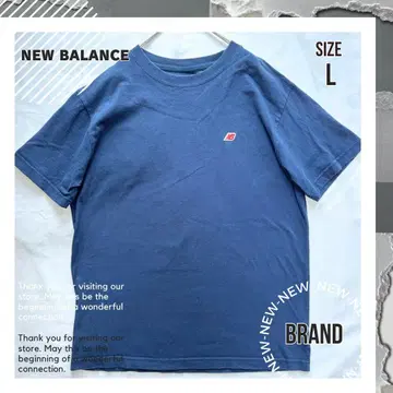 USA 뉴발란스 코어 티셔츠 INDIGO 네이비