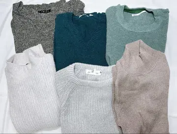 니트 스웨터 세트 6점