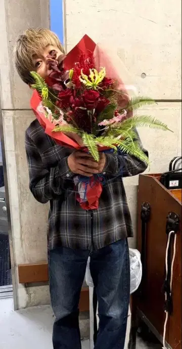 기무라 타쿠야 착용 ARROW 60's 옴브레 셔츠