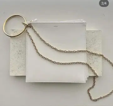 chieko+ three squarebag 화이트칼라