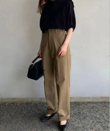 더 신존 하이웨스트 치노 팬츠 18SMSPA67 34