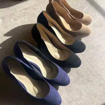 네이비 블랙 베이지 펌프스 3켤레 세트 에스페란자