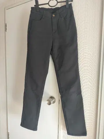 펠리시모 따뜻한 보아 안감 팬츠 허리 67 블랙