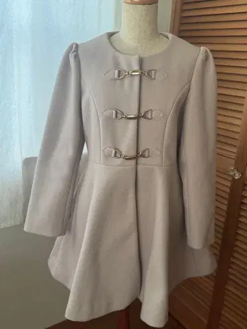 USED evelyn 에블린 핑크 코트