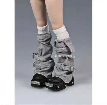 네오 브라이스 아이시 인형 그레이 레그 워머 라스트 2점