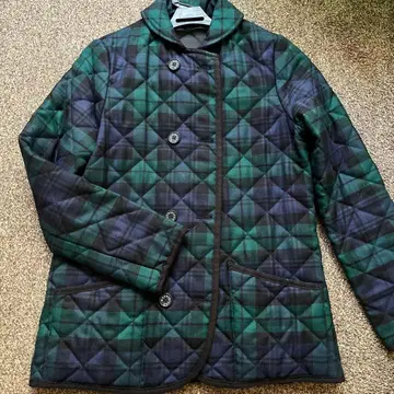 MACKINTOSH-SCOTLAND 체크 무늬 퀼팅 자켓