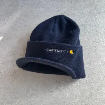 USA 칼하트 챙 니트 모자 네이비