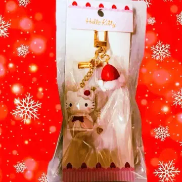 산리오 딸기 휘핑 케이크 시리즈 키링 헬로키티